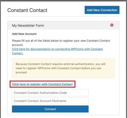 Click here to subscribe to Constant Contact