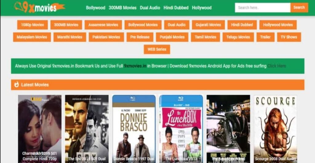9xmovies 2020 : Bollywood Hollywood hd movie free download