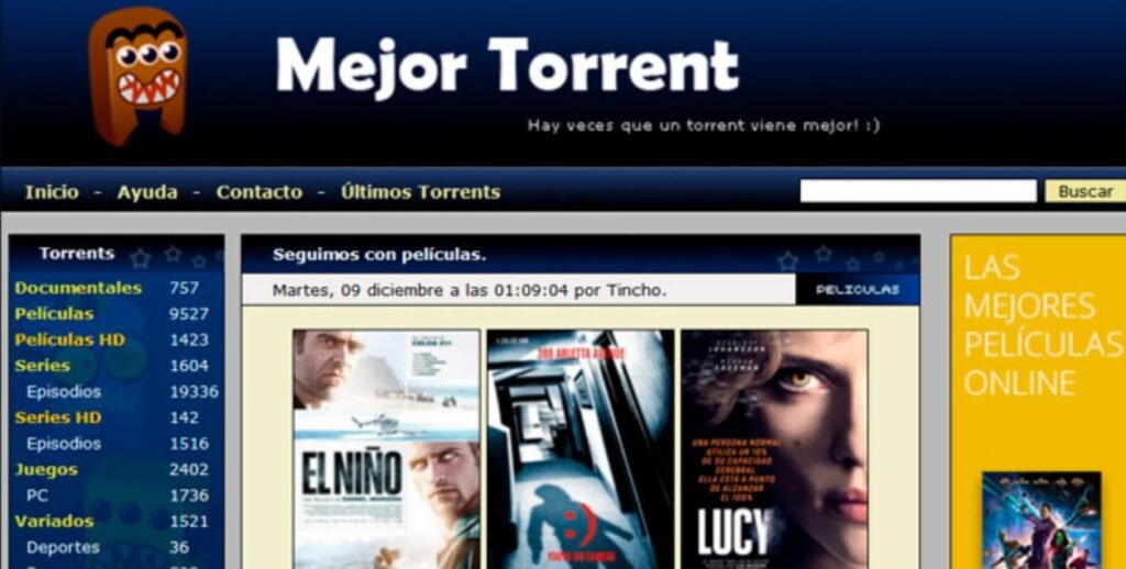 TuMejorTorrent closes What alternatives to download torrent files are open? List 2023
