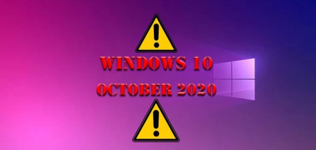 Errors detected while installing Windows 10 October 2020 Update